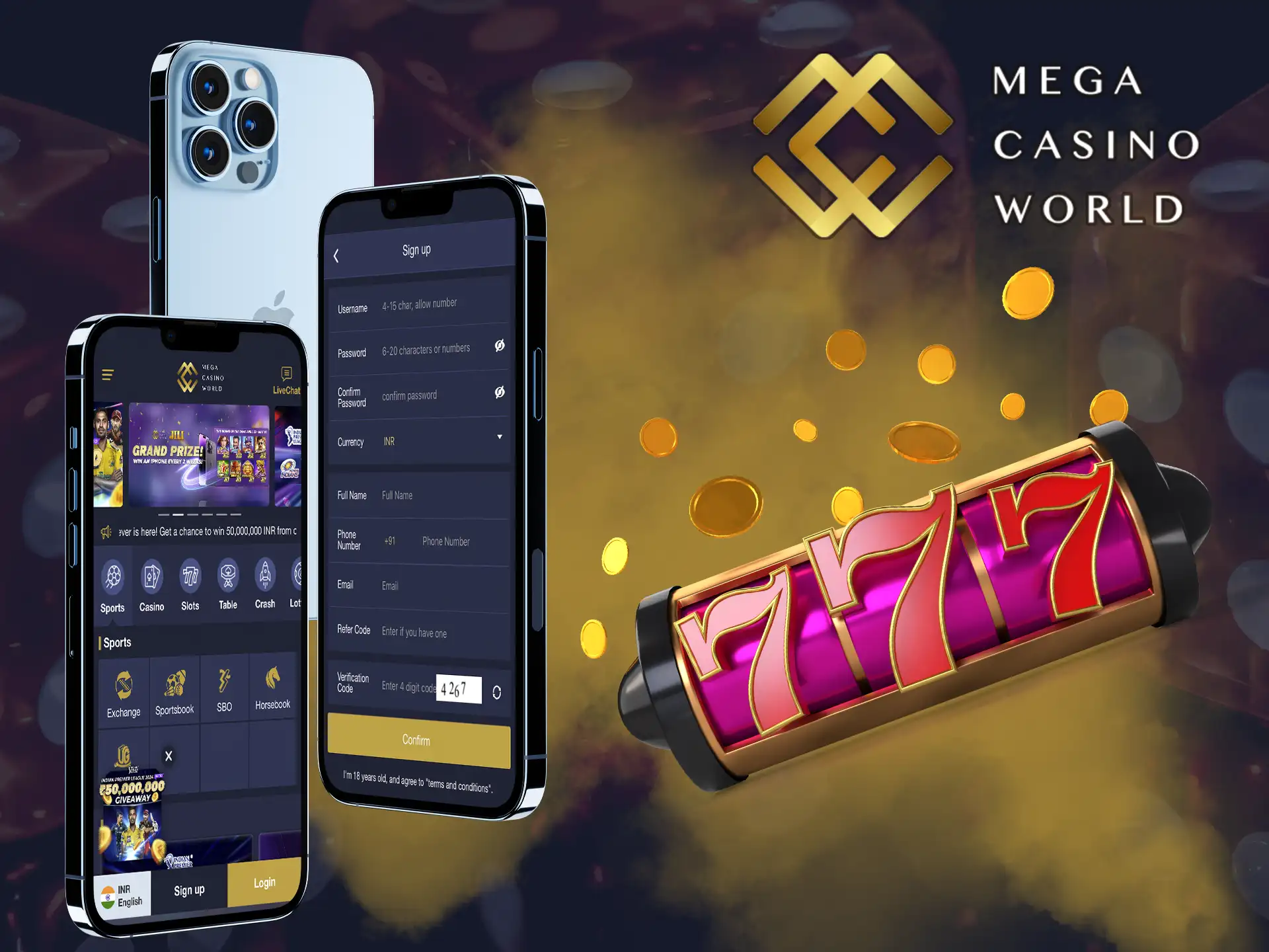 Enjoy your gaming experience on different screen resolutions at Mega Casino World.