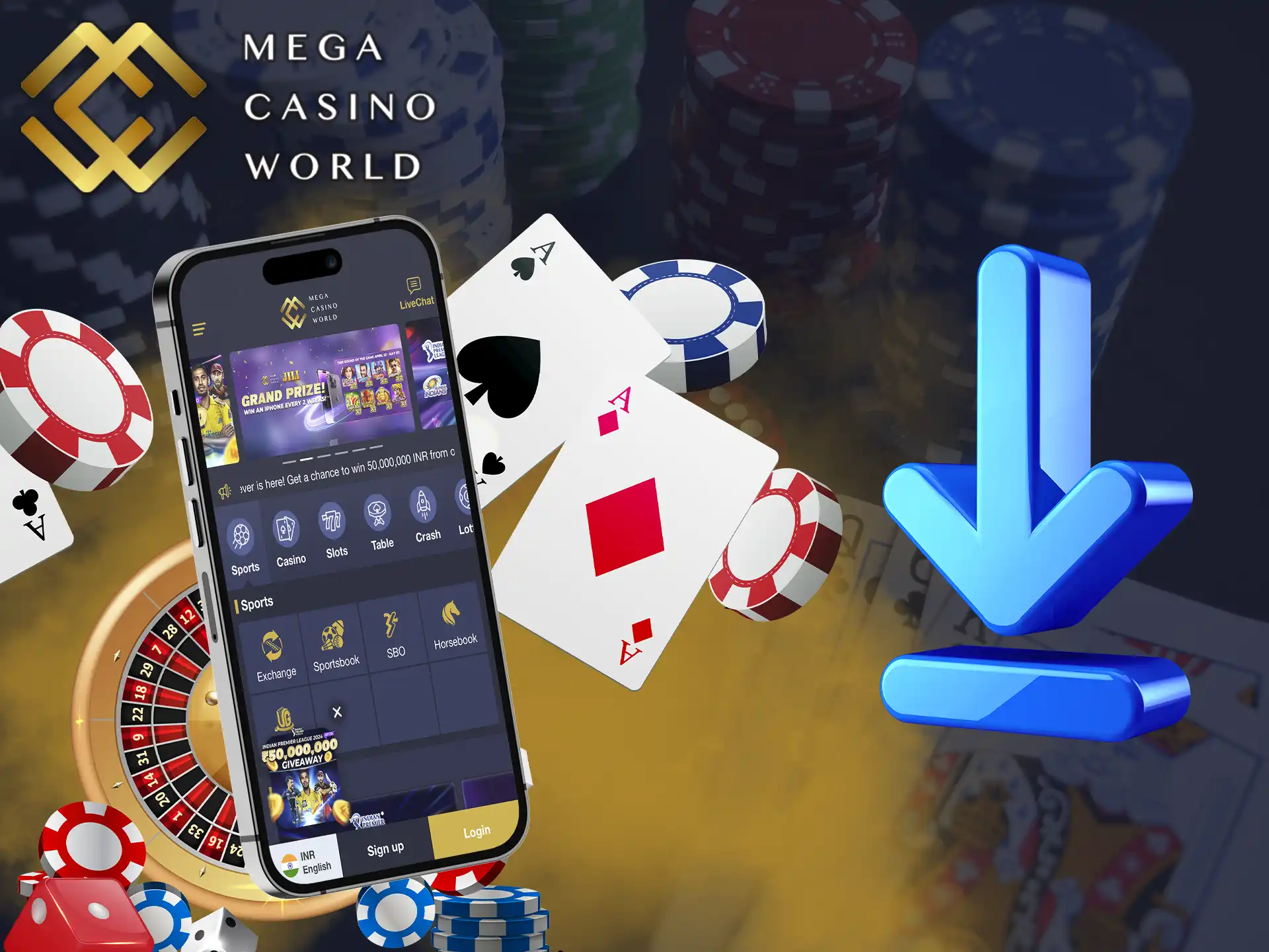 Unique design techniques will allow Mega Casino World players to enjoy playing on different resolutions.