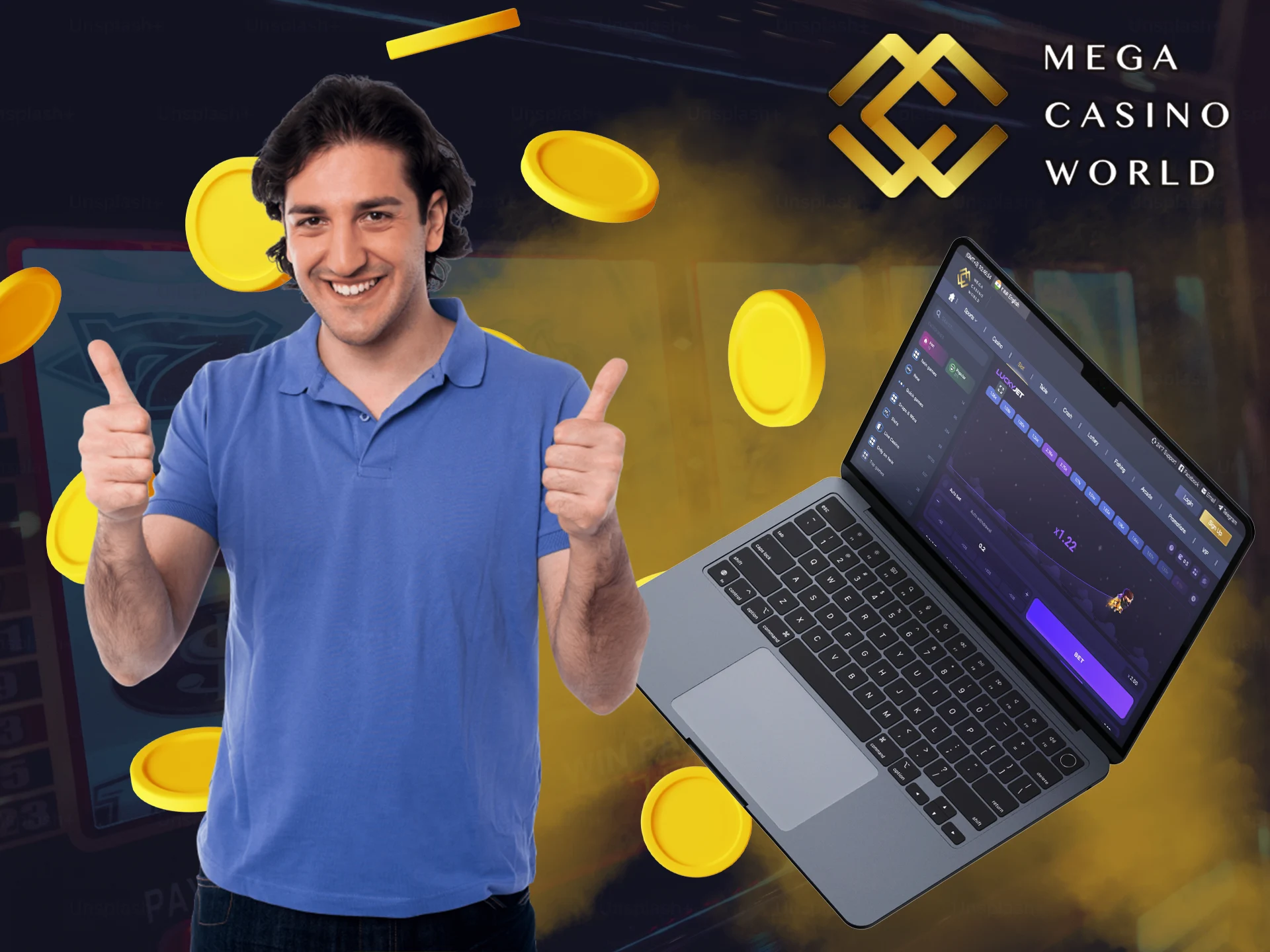 If you're tired of classic betting - an experience awaits you at Mega Casino World.