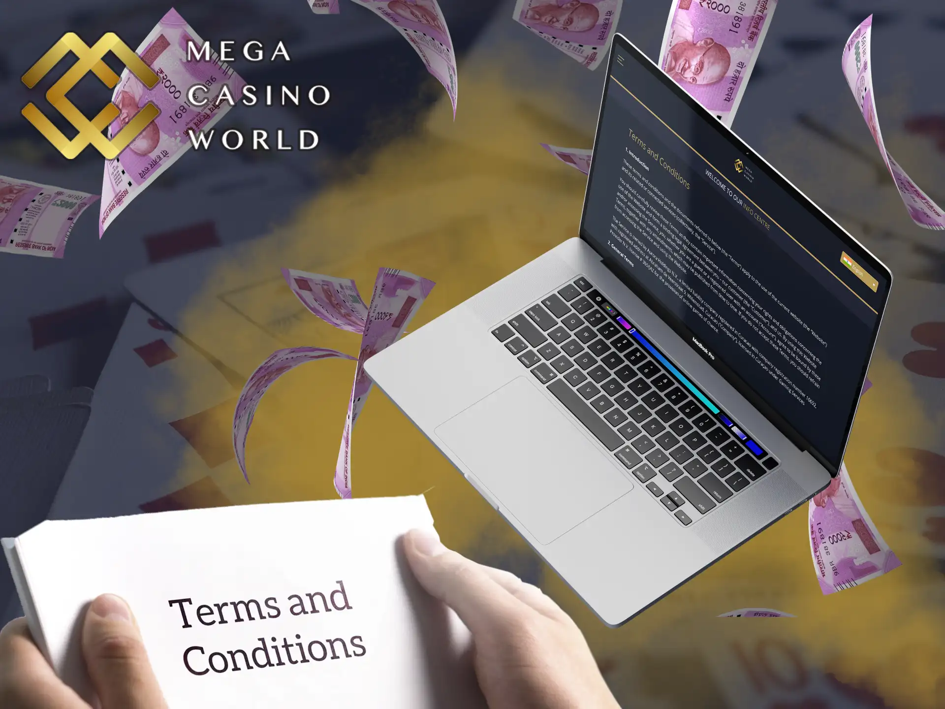 Confirm your identity so that there are no further problems with withdrawals at Mega Casino World.