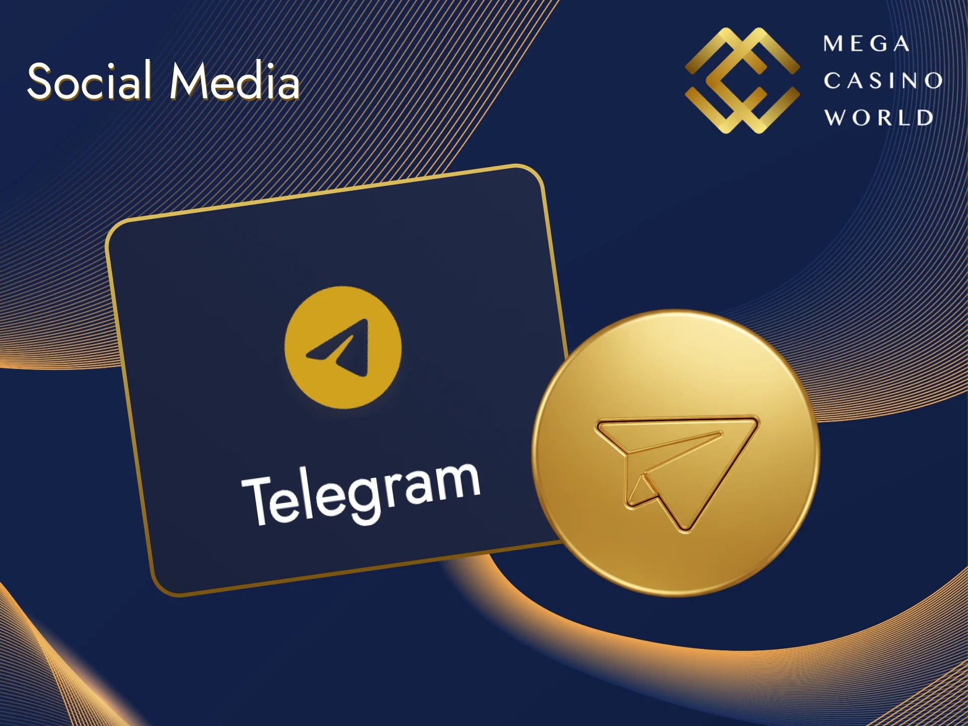 If you actively use social networks, you can ask questions about Mega Casino World there.