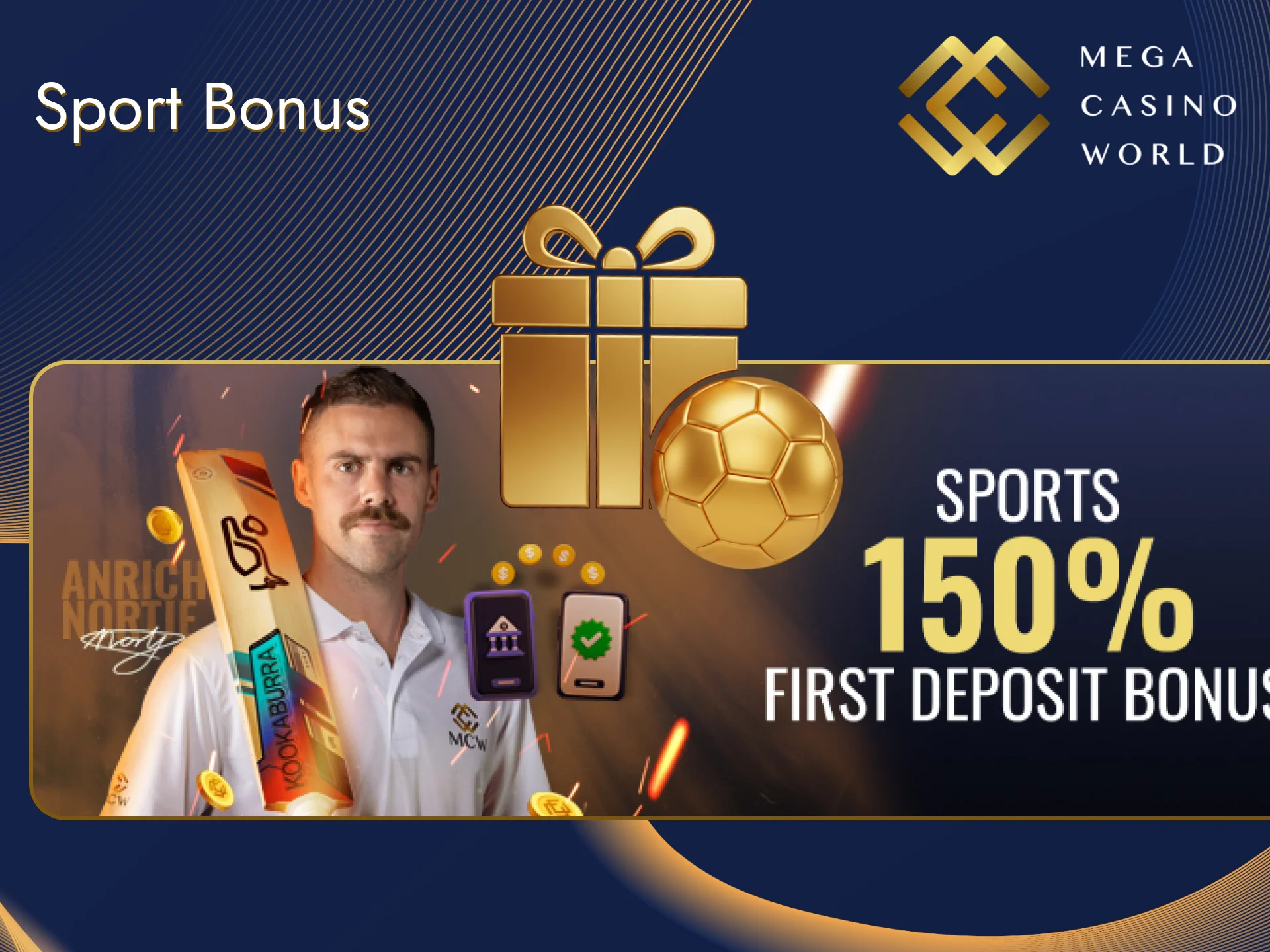 You can get a nice compliment from the Mega Casino World just by placing bids.