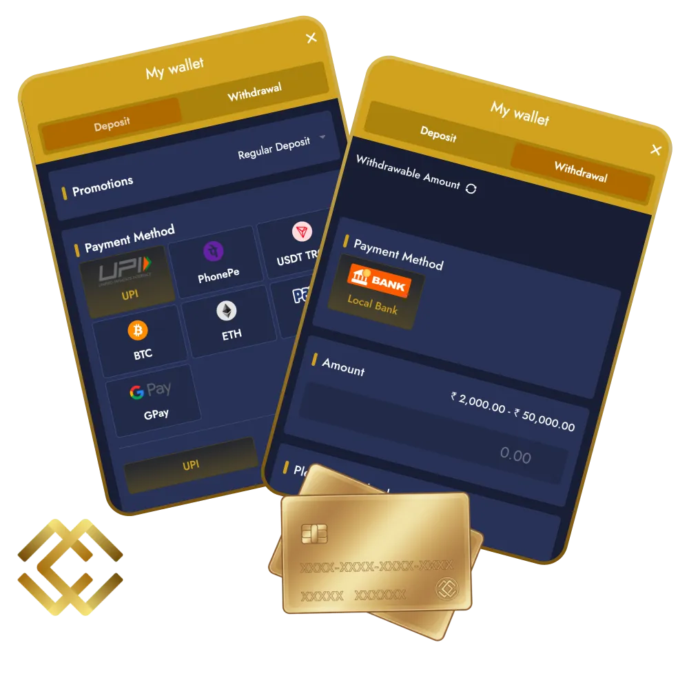 Fund account Mega Casino World and you can withdraw your winnings.